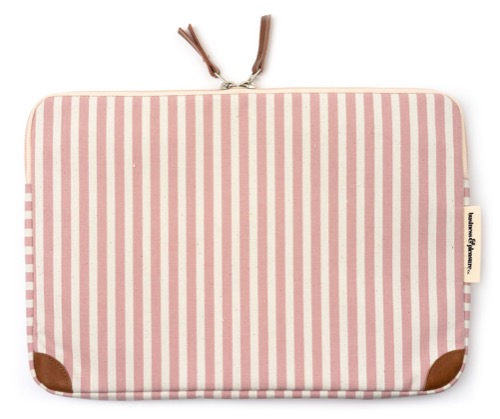 베이리프 Business and Pleasure Co. The Laptop Sleeve - Lauren&#039;s Pink Stripe