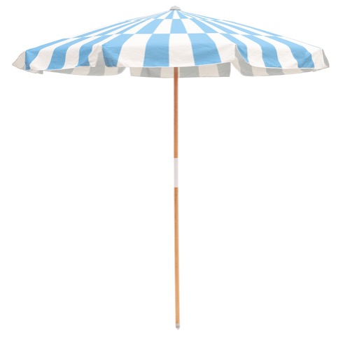 베이리프 Business and Pleasure Co. The Amalfi Umbrella - Classic Blue Spiral